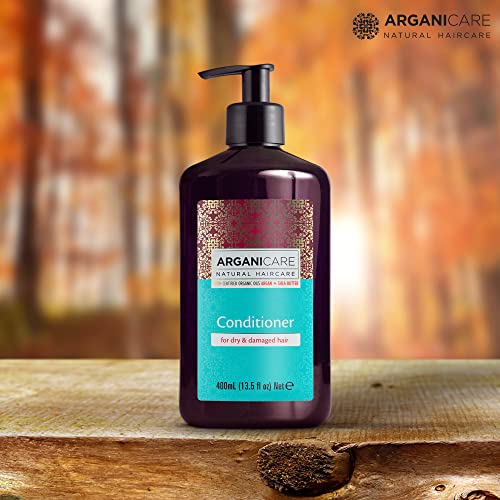 Arganicare Deep Conditioner For Dry Damaged Hair, Organic Argan Oil Conditioner For Colored, Curly, Fine Hair Treatment For Dry Damaged Hair Care, 400-Ml #TOP7