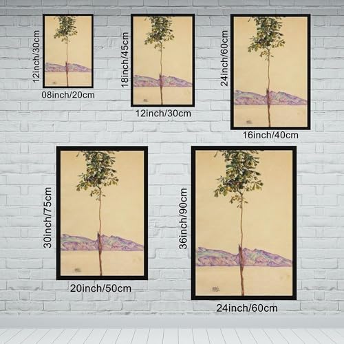 Toile Egon Schiele impression haute définition 40x61 cm - 2