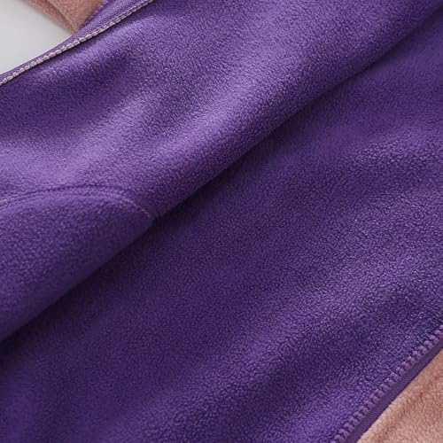 Toddler Boys Girls Fleece Jackets Fall Winter Zip Up Hooded Jackets Baby Cute Warm Soft Long Sleeve Coat Pockets4