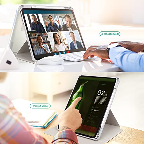 Rotating Ipad 10.9/11 Inch Case For Ipad Air 5Th/4Th Generation 2022/2020,360 Degree Rotating Multi-Angle View Stand Cover With Pencil Holder For Ipad Pro 11"/Ipad Air 4 & 5, Flowers #TOP6