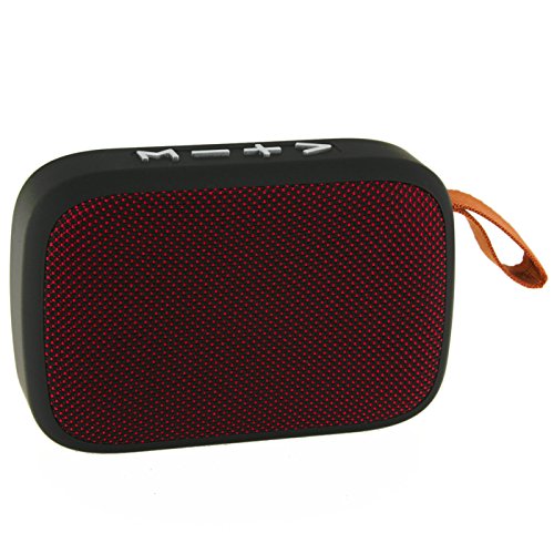 Daewoo DBT-301 R Altavoz Bluetooth Tela - Color Rojo, Pequeno