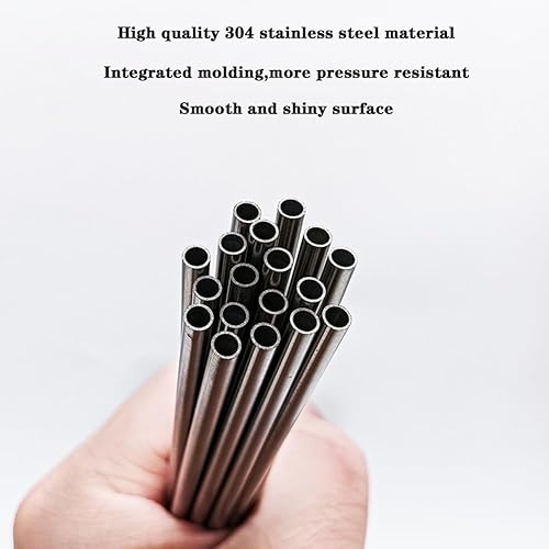 Miniatura 6 de Diámetro exterior 1.772 in, tubo de acero inoxidable para maquinaria, decoración del hogar, proyectos de bricolaje, grosor de pared 0.079 in,