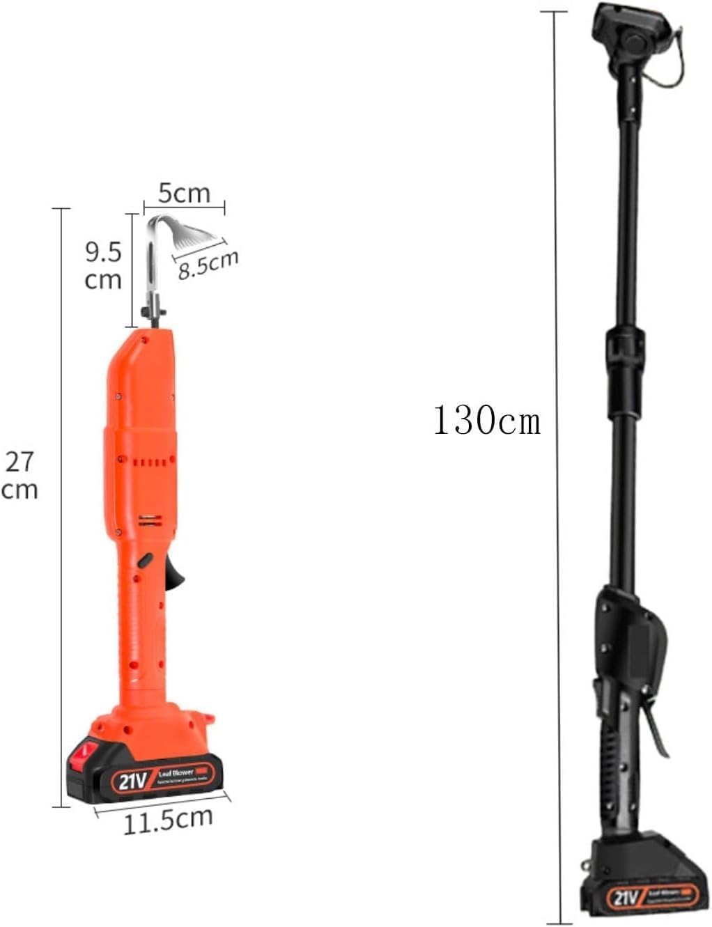 Zappa da Giardino Motorizzata A Batteria da 21 V, 2 in 1, Rastrello per Erbacce E Zappa da Giardino, Zappa Elettrica Portatile con Batteria E unità di Ricarica, Manico R, One Color, 1 Batterie