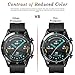 [3 Pack] Tempered Glass Screen Protector for Huawei Watch GT2 46mm 2.5D 9H Hardness Full Coverage Anti-Scratch Bubble-Free Smartwatch Screen Protectors