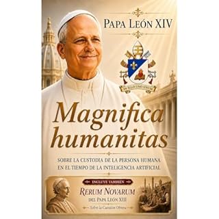 Magnifica humanitas (anotado) y Rerum novarum Audiolibro Por Papa Le&oacute;n XIV, Papa Le&oacute;n XIII arte de portada