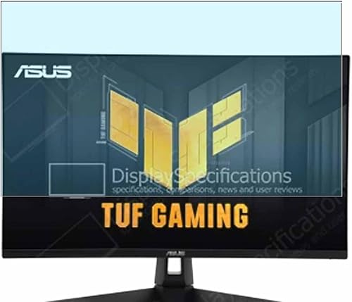 Puccy - Paquete de 2 protectores de pantalla anti luz azul, compatibles con Asus TUF Gaming VG27AQM1A 27 pulgadas Monitor de película de TPU (no