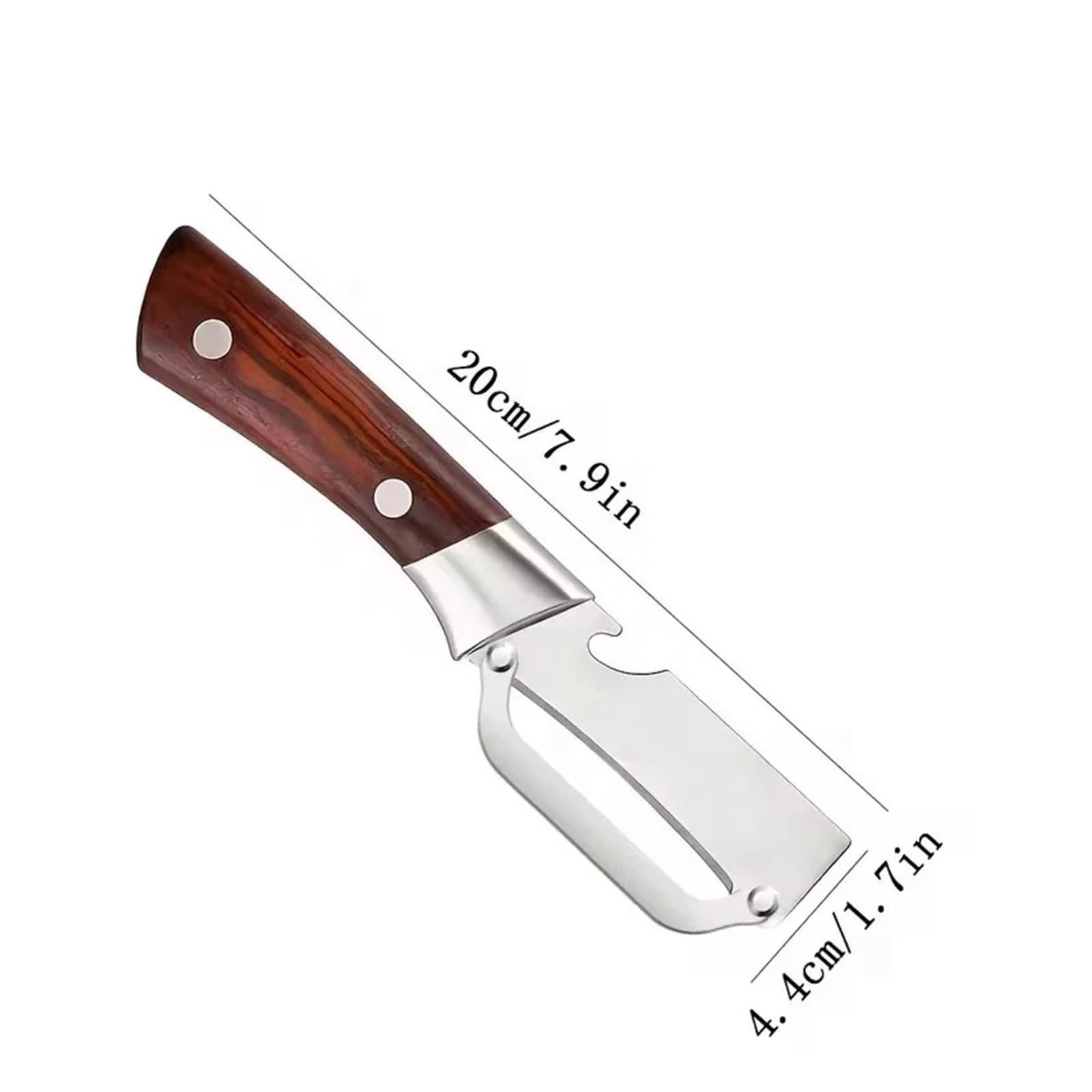 Generico Pelapatate in acciaio inossidabile, for sbucciare e affettare frutta verdura, accessorio da cucina(5Pcs)