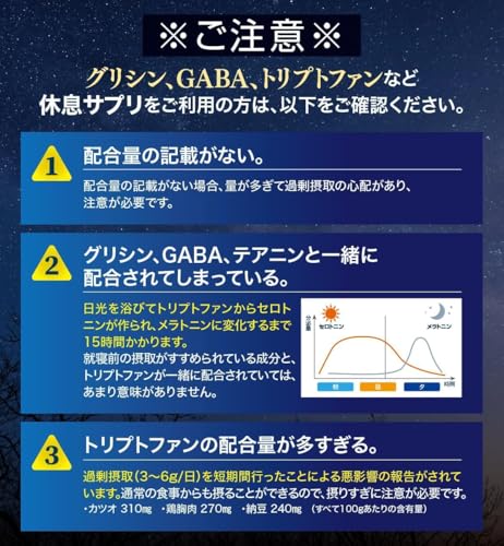 ドリミン ドリミン トリプトファン サプリセロトニン L-トリプトファン420mg配合 の商品画像 3