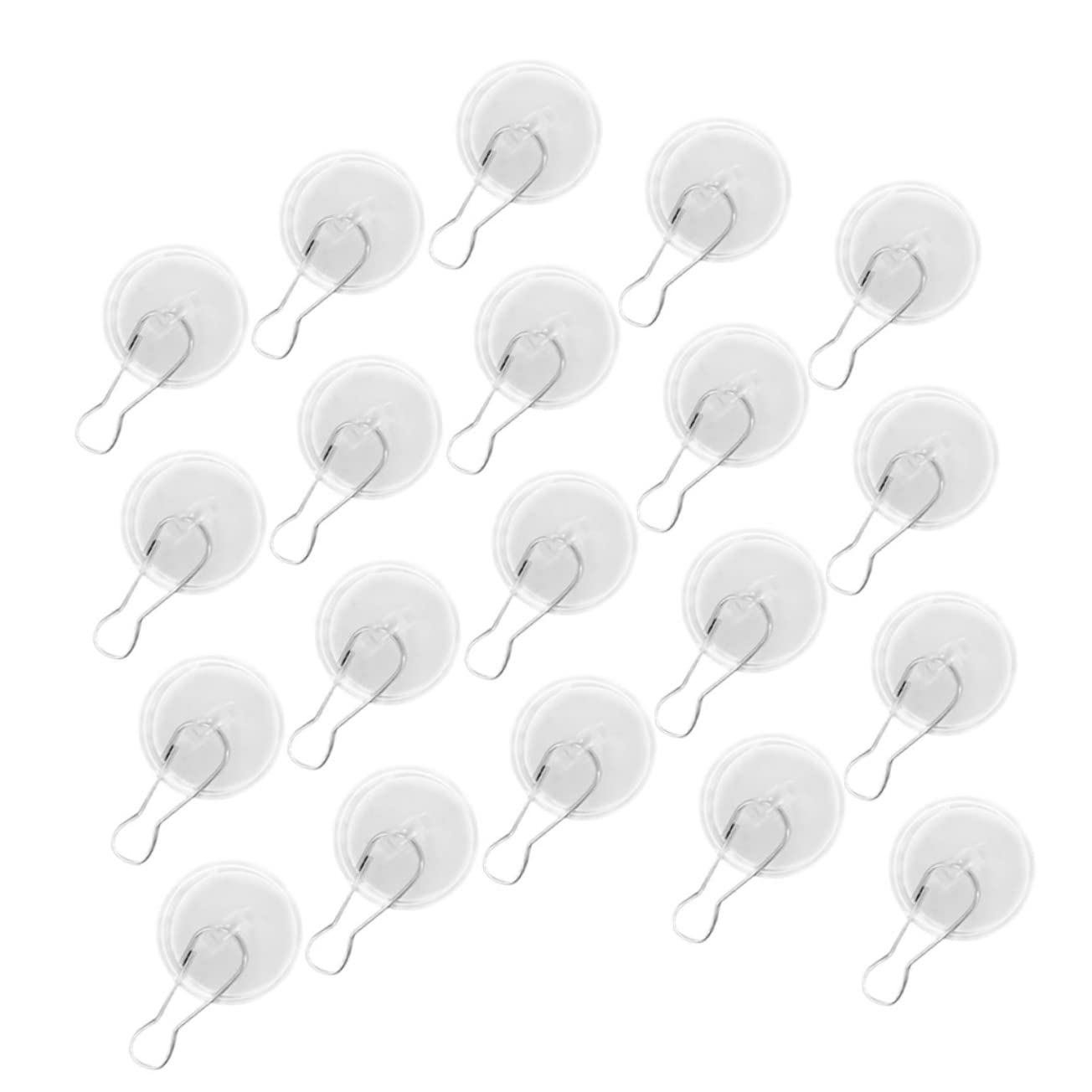 40piezas Ganchos Adhesivos De Techo Transparentes De Resistente y Duradero Para Decoraciones Techos y Paredes Sin Taladro Carga Sostenida Alta