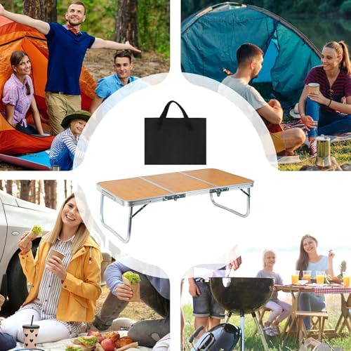 Table de camping pliable portable extérieure pour voyage