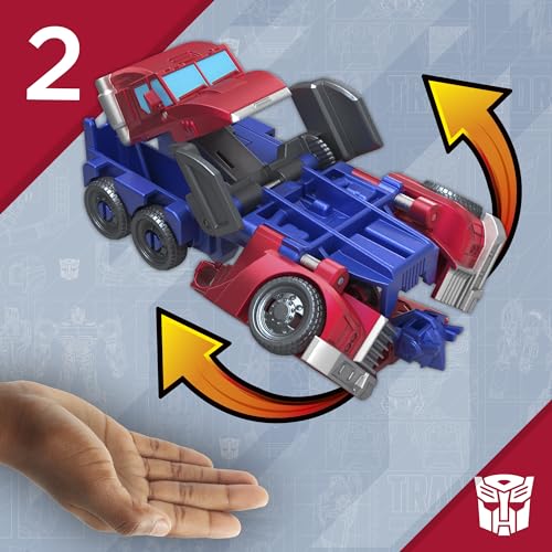 Transformers F6960 1-Step Flip Heroes 3-Pack, 4-Inch Wheeljack, Bumblebee, And Optimus Prime Action Figures thumb #8