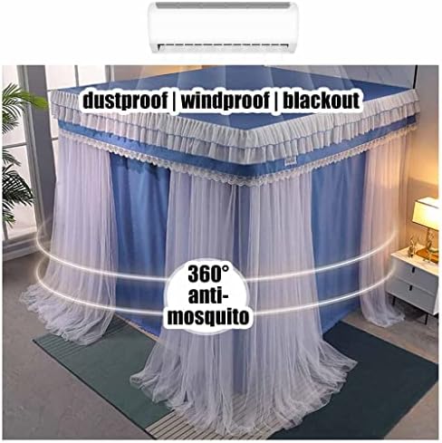 Bed Canopies Frame,4-Post Bed Canopy - Dustproof & Blackout Mosquito Net for Ultimate Sleep Comfort & Protection, Ideal for Bedrooms, Nurseries, and Outdoor Use.