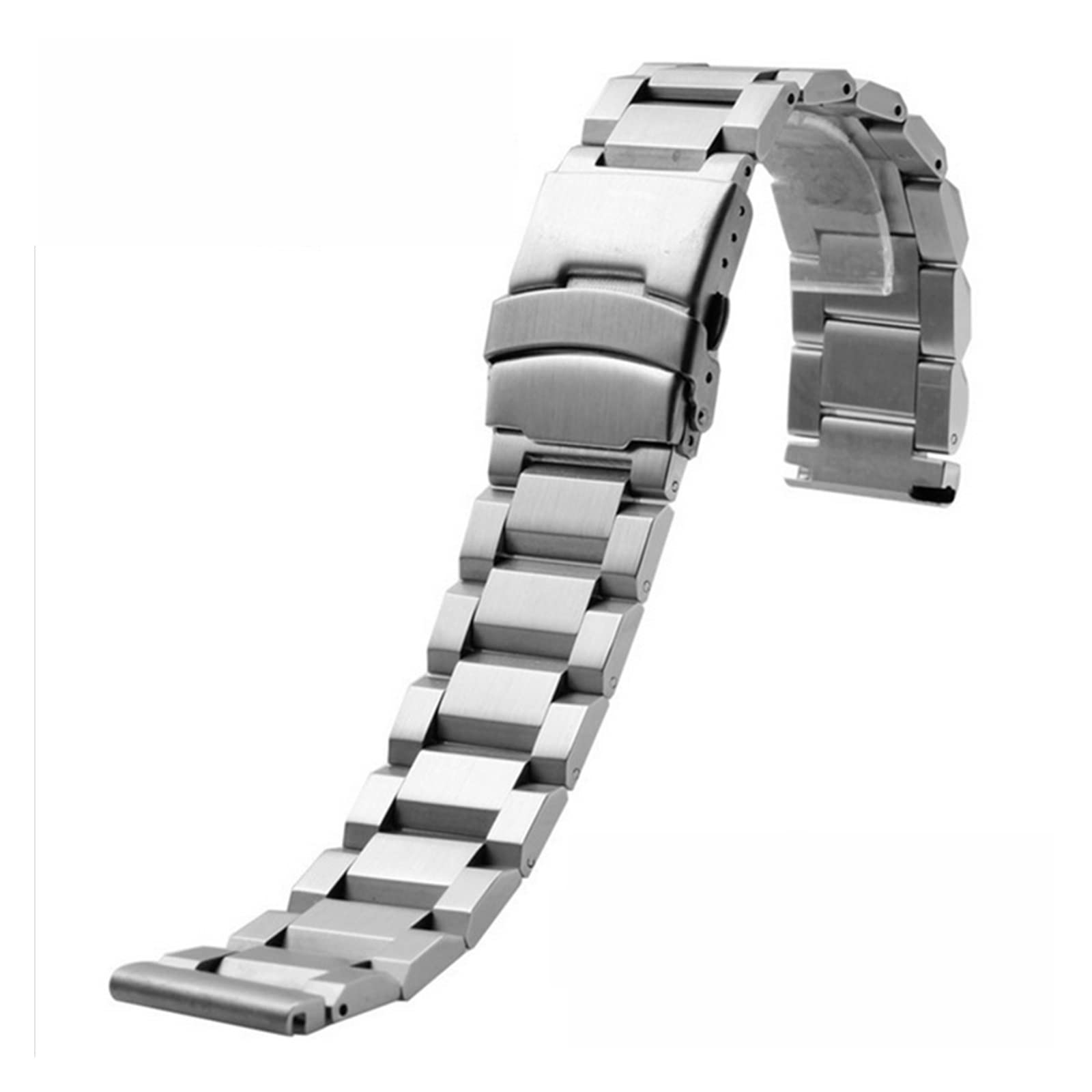 Cinturino in acciaio inossidabile 18mm 20mm 22mm 24mm Cinturino for orologio in metallo Bracciale a maglie Cinturino nero argento oro rosa