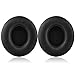 Solo 2 Wired Replacement Earpads - JARMOR Protein Leather & Memory Foam Ear Cushion Pads for Beats Solo2 Wired On-Ear Headphones by Dr. Dre ONLY (NOT FIT Solo 2.0/3.0 Wireless) - Black