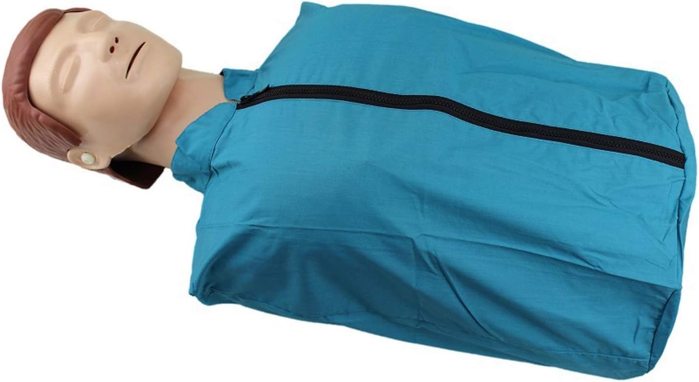 Maniquí de entrenamiento de RCP, simulador anatómico de tamaño real para práctica realista de primeros auxilios, ideal para cursos de entrenamiento y entornos sanitarios