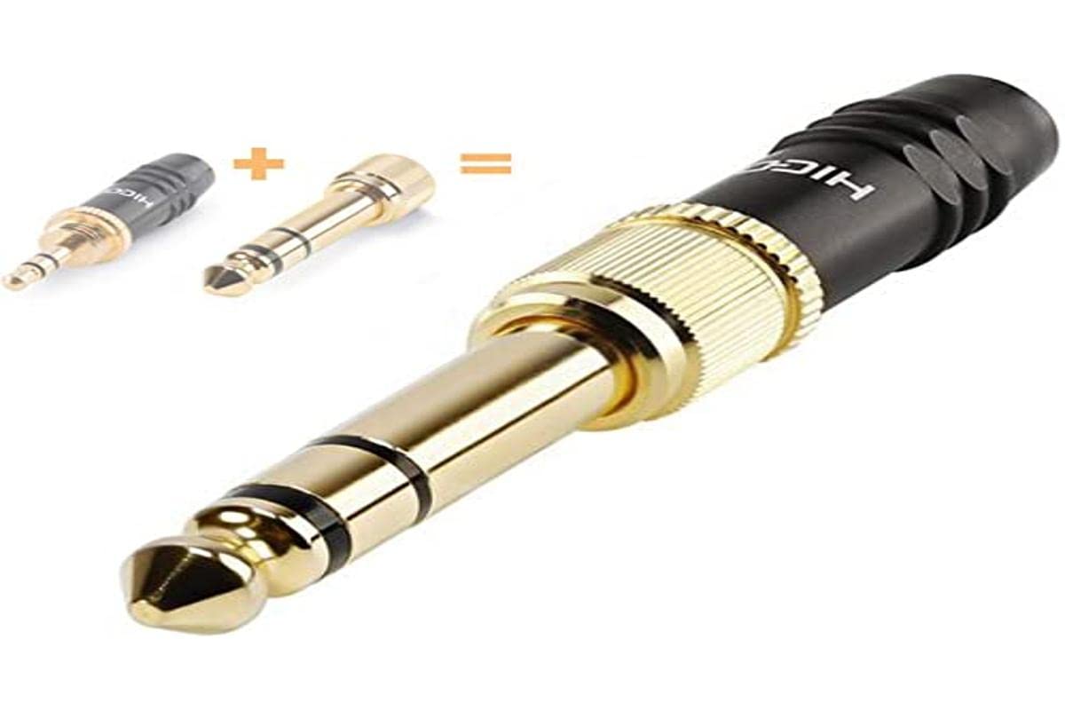 Hicon 3,5mm Mini-Klinkenbuchse – Professionelle Stereo-Audio-Buchse, 1 Stück, Schwarz