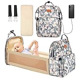 YOOFOSS Mochila Pañales para bebes Mochila Cuna Portátil B