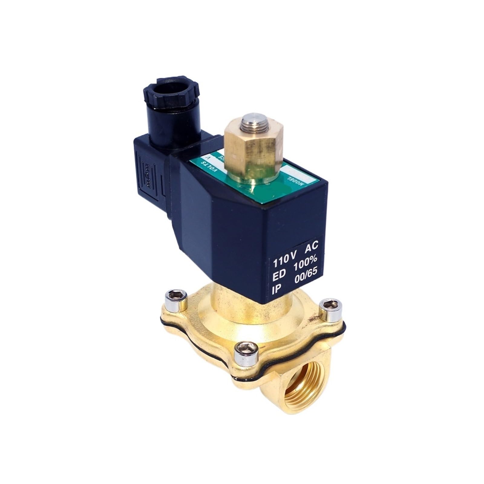 Électrovanne 1 pouce laiton NF 220V CA 24V CC pour contrôle de fluide
