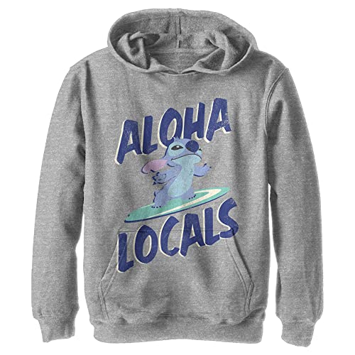 Hoodie Stitch Disney garçon avec capuche | Sweat-shirt noir imprimé