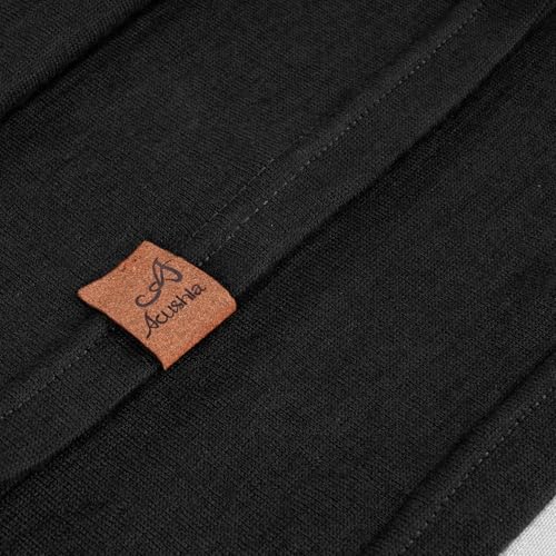 Image of ACUSHLA 100% Merino Wool Neck Gaiter Men Women Winter Ski Face Mask Scarf