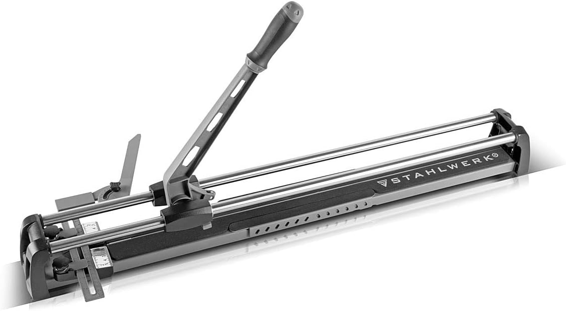 STAHLWERK Professional Tile Cutter with 800 mm Cutting Length and 14 mm