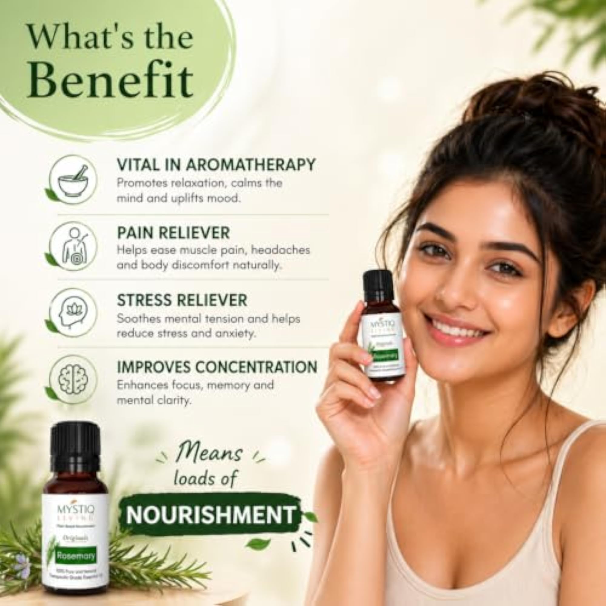 Rosemary Essential Oil for Hair Growth