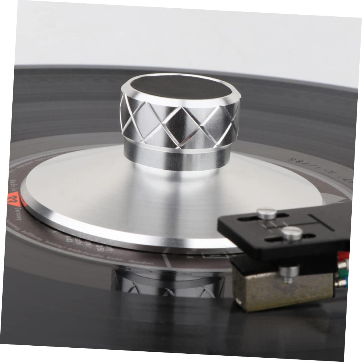 DOITOOL Peso Disco in Lega Alluminio Magnesio Stabilizzatore Per Vinile Giradischi Peso Disco Morsetto