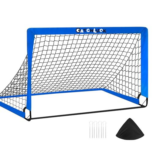 But de football pop-up pour enfants : la solution pliable contre l'encombrement du jardin