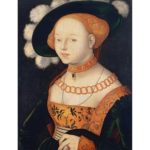 Hans Baldung Grien Portrait d'une dame décoration murale 61x81