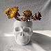 appuivbt Epoxy Skull Flower Pot Resin Mold Silicone,Succulent Plants Planter Pot Cement Molds Plaster Concrete Mould, DIY Craft Clay Mold