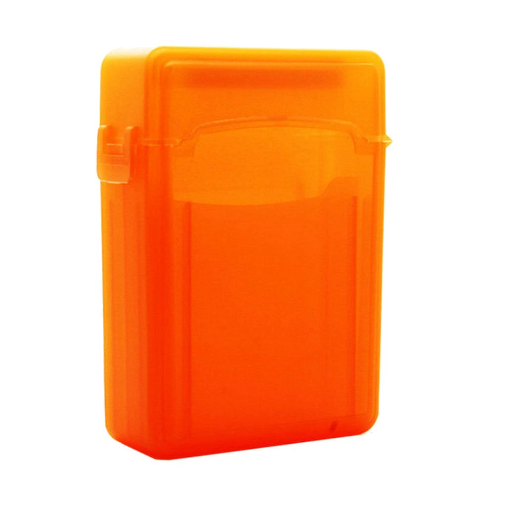 2 5 HDD Hard Drive Disk Sata IDE Anti Static Storage Holder Box Case for PC Orangedrive Enclosures Docks Drives Storage Blank Media Computers Tablets