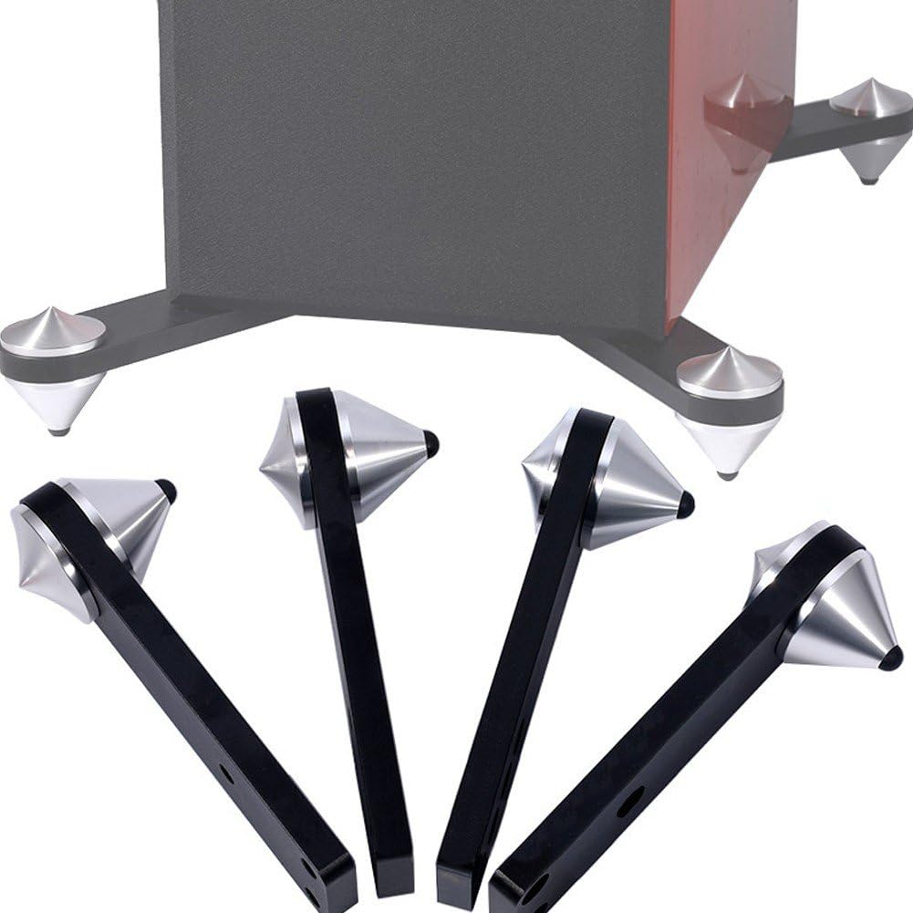 4 Pz Tipo Combinato Piedino Per Altoparlante Subwoofer Staffa Con Punta Antiurto Piedini Di Isolamento Per Altoparlanti Piedini Per Altoparlanti Piedini Di Isolamento Per Altoparlanti Pavimento