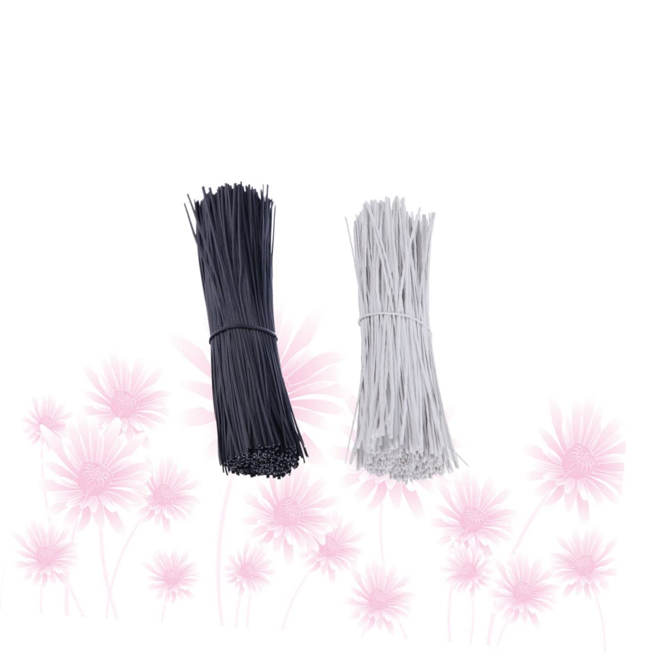 Yardwe 1000 Etichette Per Fascette Stringicavo Da 0 45 Mm Fascette in Filo Di Ferro Rivestito in Plastica Organizer Versatili Per Cavi