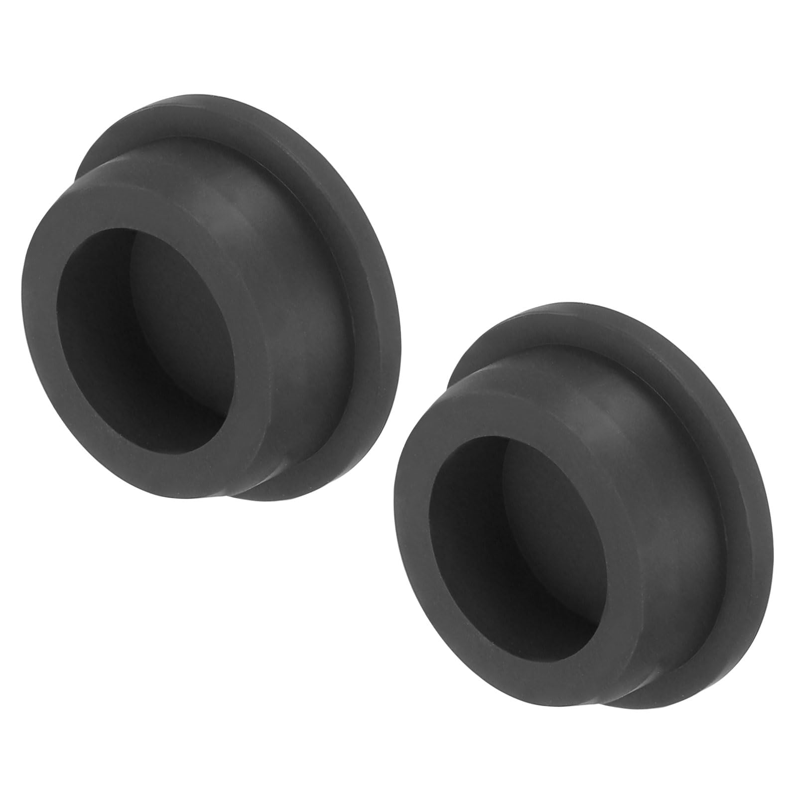 UXCELL High Temp Silicone T-Shaped Rubber Stopper Plugs - Dia 31mm/1.22 inch, Black, Pack of 2 (OD 37mm)