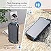Solar Charger 26800mAh Qi Wireless Portable Solar Power Bank External Backup Battery with 4 Outputs & Dual Inputs Type-C Huge Capacity Phone Charger for Smartphones, 18LED Flashlights for Outdoor
