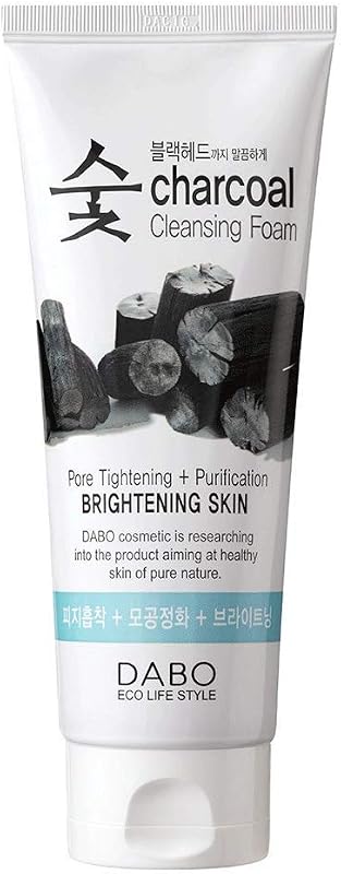 DABO Espuma de Limpeza Facial com Carvão 150 mL
