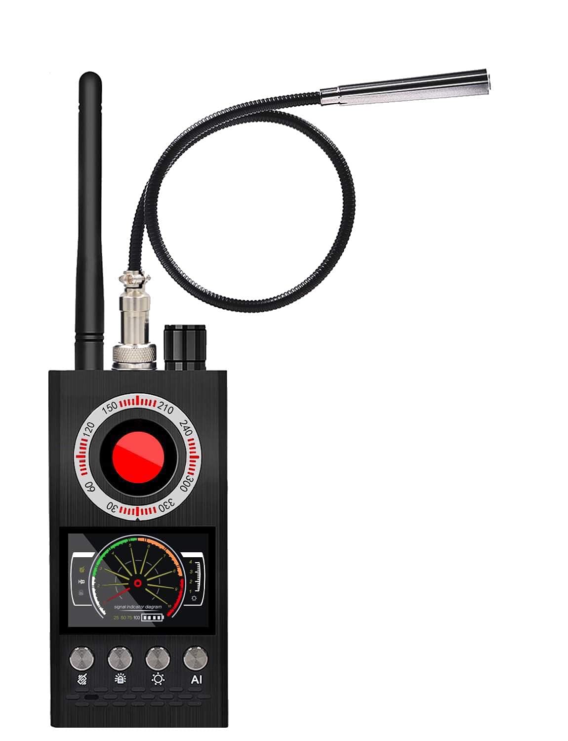 UNEEI Upgraded AI Anti Spy, RF Signal Scanner, Bug Sweeper , Signal Detector, Wireless Audio Bug Hid