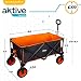 Aktive 62619 - Carro plegable de transporte para playa 91 x 49...