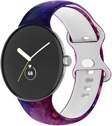 Gusfeliz Correas compatibles con Google Pixel Watch Google Pixel Watch correa de reloj deportiva duradera de silicona suave impermeable para Google