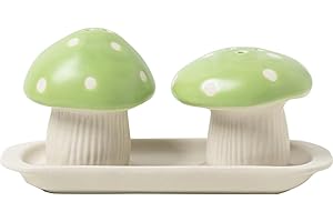 Mushroom-Shaped Salt and Pepper Shakers