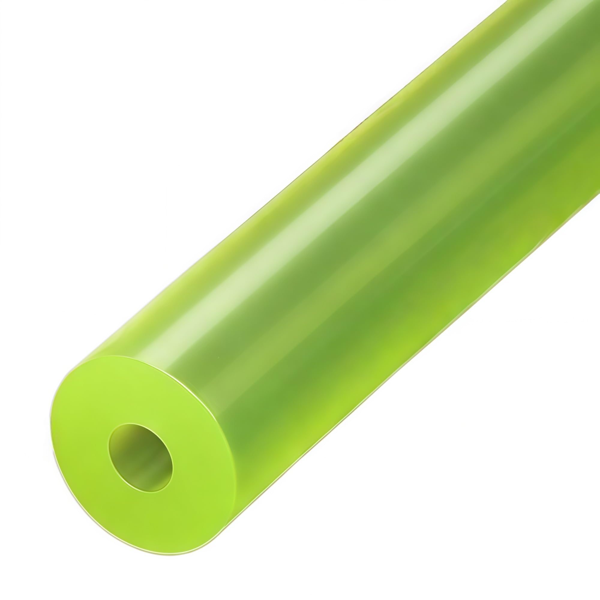 PU-Hohlstab Ø20-50mm, Innen-Ø8mm, 500mm, Grün Elastischer Gummistab