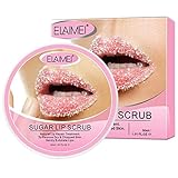 Cajas fuertes y suaves: ingredientes naturales puros, bálsamo labial de azúcar, labios secos, agrietados, queratinizados y opacos fáciles de aliviar, y dan la bienvenida a los labios sensuales y regordetes. Suave y fácil de aplicar, no graso.