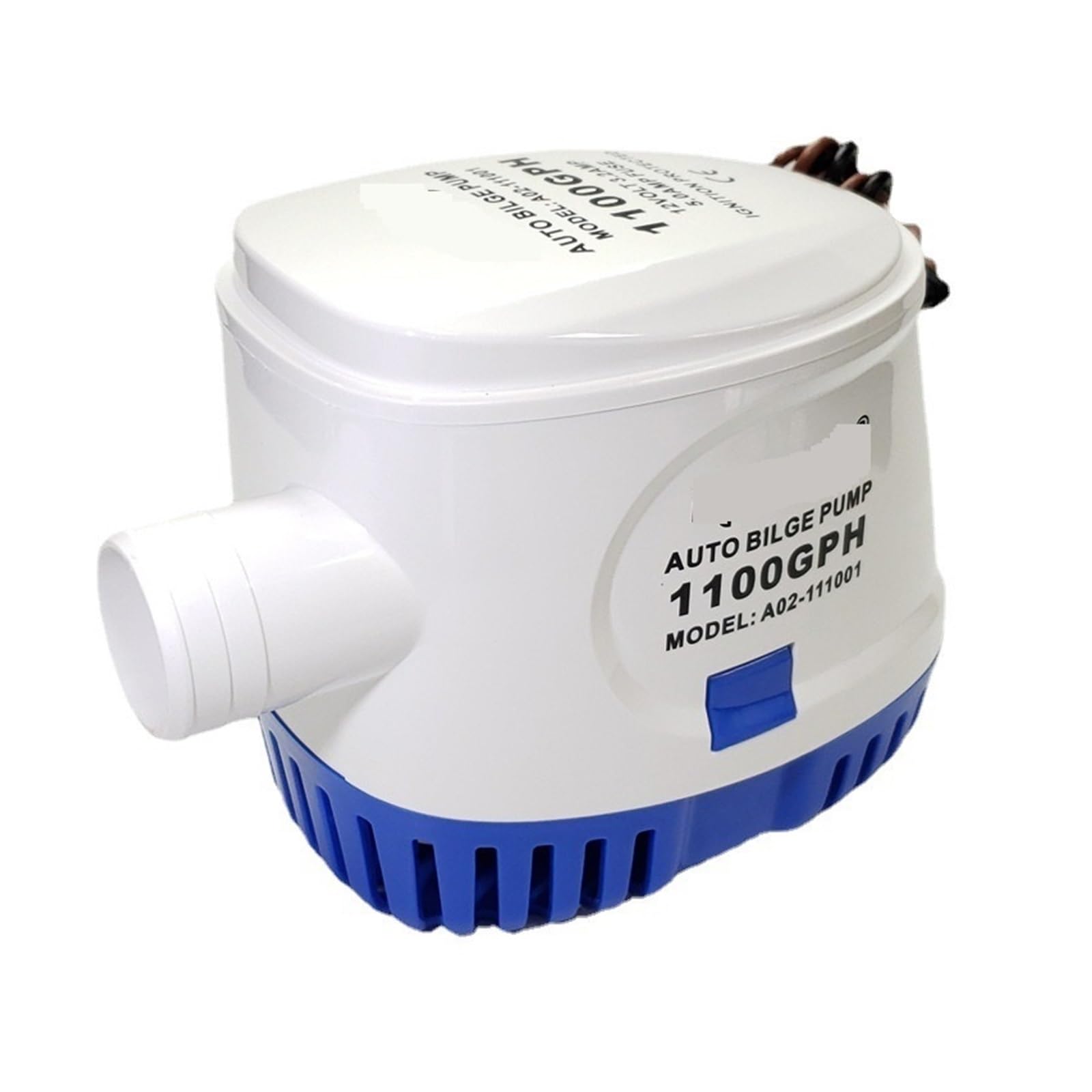 Pompa di sentina automatica 1pc 12V 24V 1100GPH sommergibile Smart Water(750GPH-12V Blue)