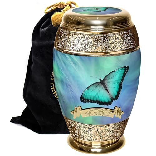 Image of Bokeh Butterfly Cremation Urns for Human Ashes Adult Female Urns for Ashes