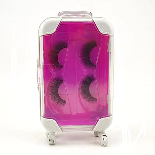 Miniatura 8 de Estuche organizador de pestañas falsas, extensión de pestañas, mini maleta, organizador de pestañas, contenedor de maquillaje, caja de Luaage para