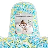 HONEHO 2,2kg Memory Foam-Füllung für Sitzsäcke, Hinzufügen von Gelpartikeln, gemütlich und weich, ideal zum Füllen von Sitzsäcken für Kinder, Kissen, Hundebetten, Sofakissen