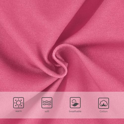 Joisal Toddler Underwear Floral 2t Cotton Panties Little Girl Florals Briefs Undies Kids Cerise Pink3