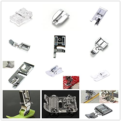 Repuesto para máquina de coser domestic pie prensatelas negro miniatura 2