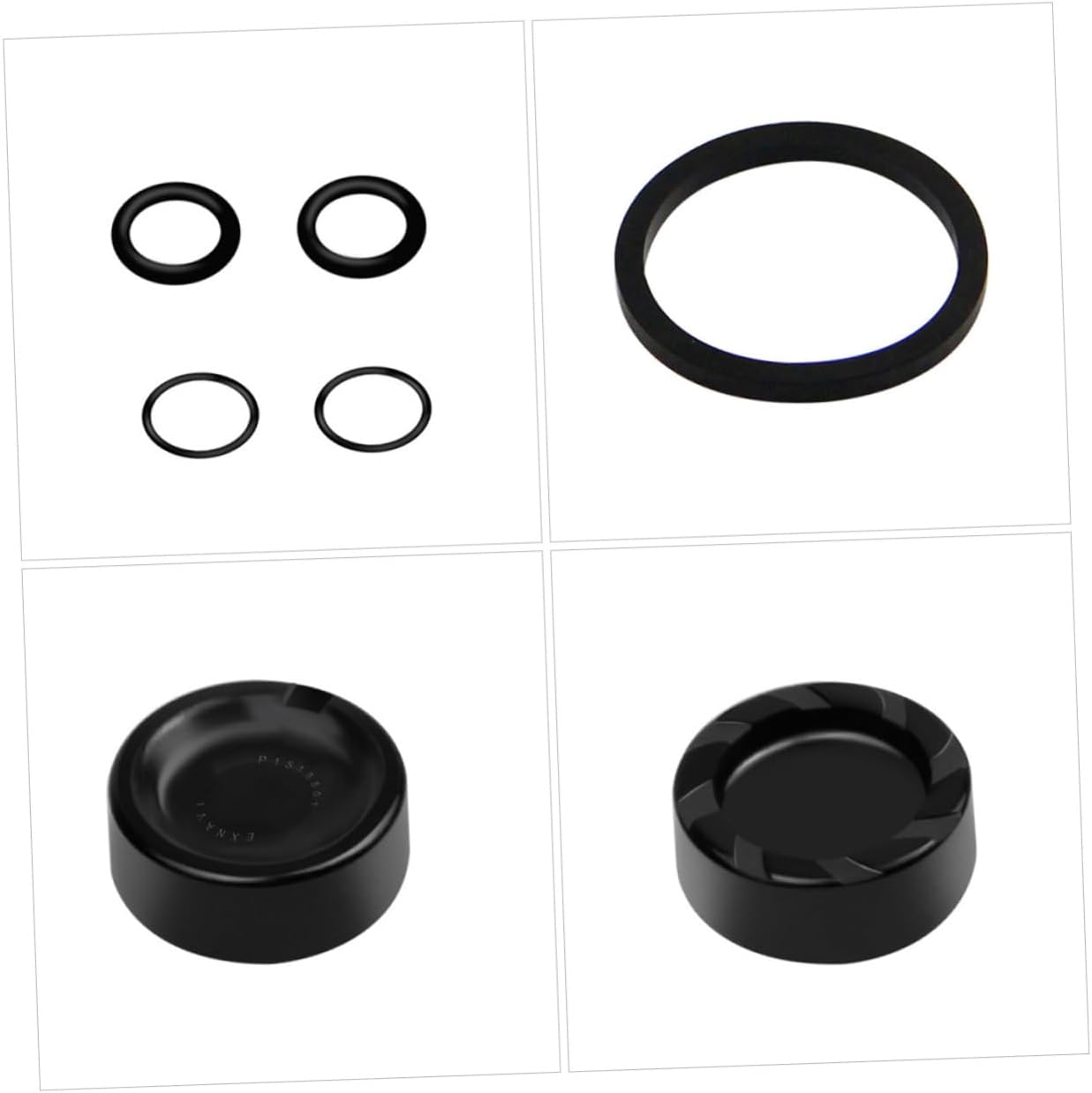 Bike Brakes Piston Kit Seal Heat Dissipation Design Compatible Enhanced Braking Performance and Safety