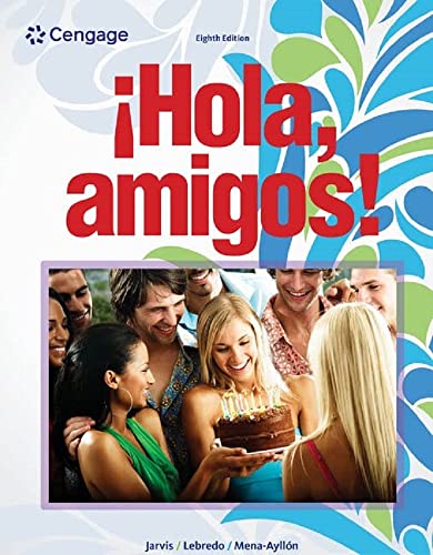Student Activities Manual for Hola, amigos!, 8th Edition